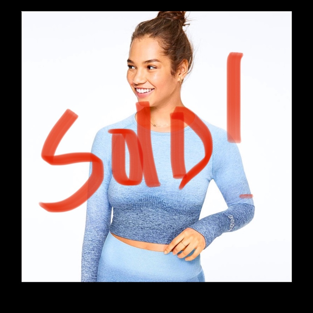 Victoria secret pink seemless crop top